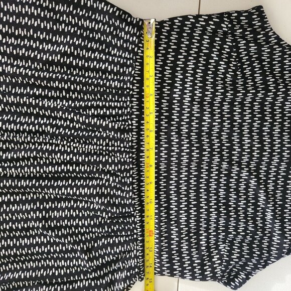 Ann Taylor Loft Sleeveless Black & White Patterned Dress Size M - Picture 12 of 16